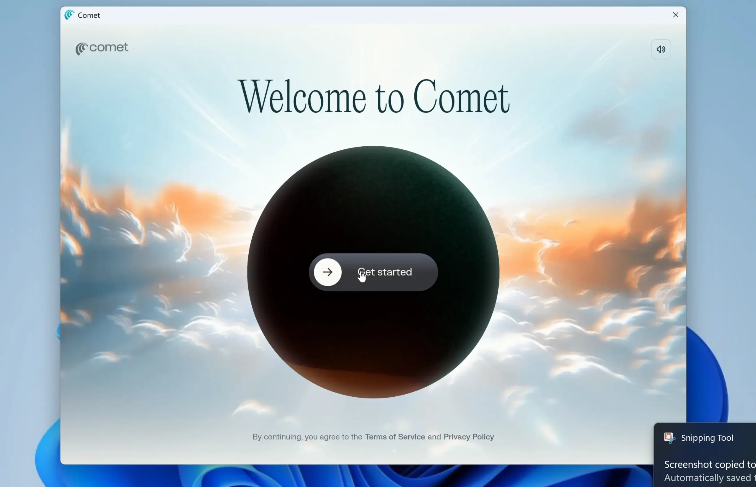 Téléchargez et installez le navigateur Comet